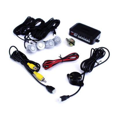 Sensori di parcheggio con collegamento alla telecamera di retromarcia Sensori di parcheggio con collegamento alla telecamera di retromarcia