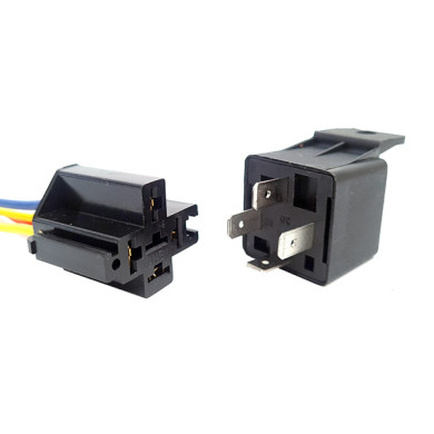 Relè di commutazione 12V 40A 4 pin con base Relè di commutazione 12V 40A 4 pin con base