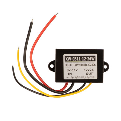 Convertitore di tensione da 3–11V a 12V per telecamere di retromarcia