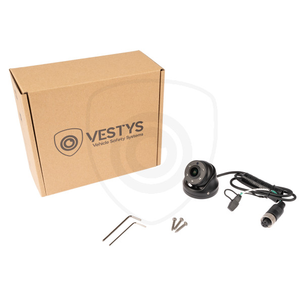 contenuto della confezione della telecamera Vestys Flex contenuto della confezione della telecamera Vestys Flex