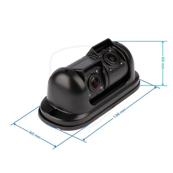dimensioni telecamera VESTYS AHD dual
