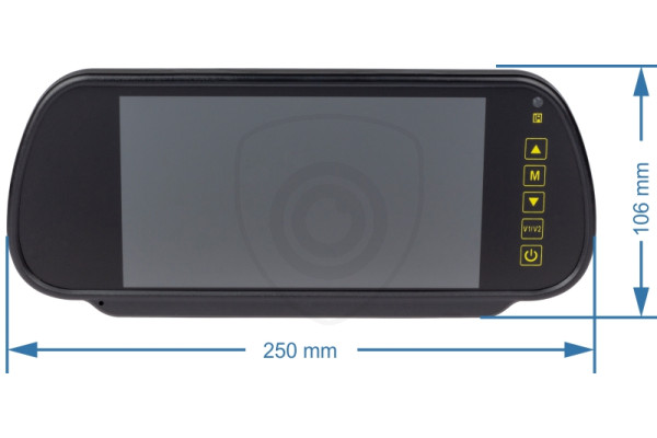 Monitor per specchietto retrovisore 7″ Monitor per specchietto retrovisore 7″