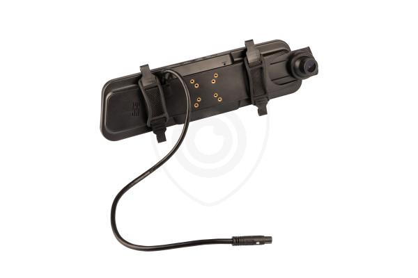 Monitor touch nello specchietto retrovisore 9,66" con telecamera anteriore