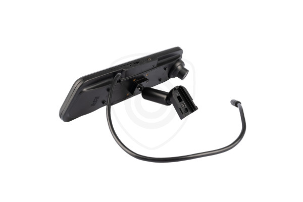 Monitor touch nello specchietto retrovisore 9,66" con telecamera anteriore