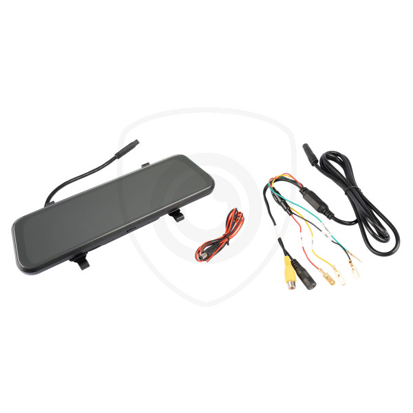 contenuto della confezione del monitor nello specchietto retrovisore