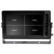 Monitor AHD impermeabile da 10,1″ Quad