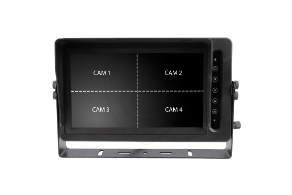 Monitor AHD impermeabile da 10,1″ Quad