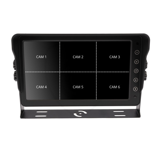 Suddivisione dello schermo del monitor AHD per 6 telecamere