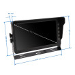 Monitor VESTYS AHD 10,1″ DVR per un massimo di 6 telecamere