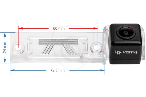 Telecamera di retromarcia Skoda Superb 1 Retrocamera Skoda Superb 1 2001, 2002, 2003, 2004, 2005, 2006, 2007, 2008
