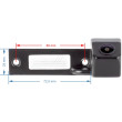 Telecamera di retromarcia Skoda Superb 1 Retrocamera Skoda Superb 1 2001, 2002, 2003, 2004, 2005, 2006, 2007, 2008