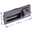 Retrocamera integrata nella maniglia del bagagliaio per VW Passat, Tiguan, Golf e altri Retrocamera integrata nella maniglia del bagagliaio per VW Passat, Tiguan, Golf e altri
