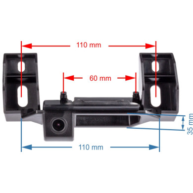 Retrocamera Fiat - maniglia del bagagliaio