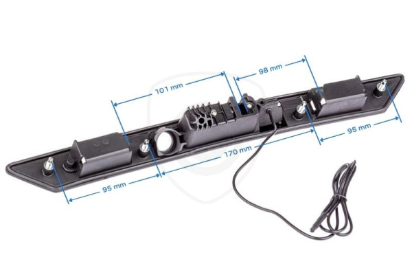 Retrocamera Audi A3, A4, A6, A8, Q7, anni 2003, 2004, 2005, 2006, 2007, 2008, 2009, 2010, 2011, 2012, 2013, 2014, 2015, 2016, 2017, 2018, 2019