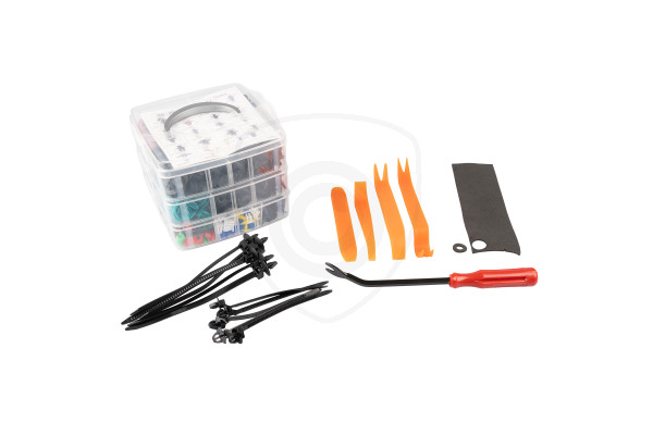 Set di clip e fermagli per auto – 680 elementi di fissaggio + 45 utensili e accessori