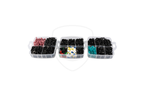 Set di clip e fermagli per auto – 680 elementi di fissaggio + 45 utensili e accessori
