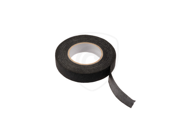 Nastro telato nero per impianti elettrici e cablaggi – 15 mm × 10 m