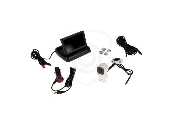 Telecamera per il monitoraggio del bambino con monitor per auto