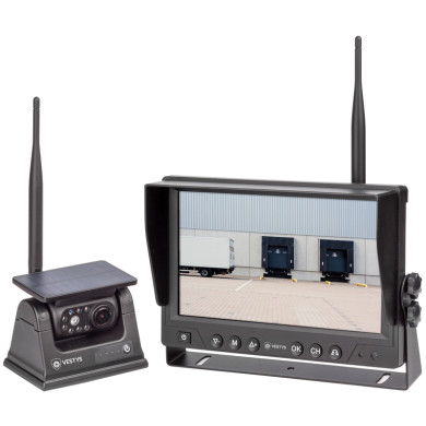 Set wireless AHD VESTYS Solar con telecamera a ricarica solare e montaggio magnetico Set wireless AHD VESTYS Solar con telecamera a ricarica solare e montaggio magnetico