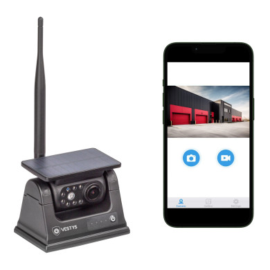 Telecamera di retromarcia VESTYS Solar Mobil con connessione WiFi a dispositivo mobile Telecamera di retromarcia VESTYS Solar Mobil con connessione WiFi a dispositivo mobile