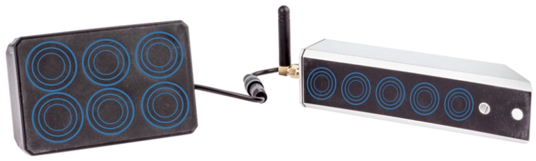Fissaggio della fotocamera e della batteria sul carrello elevatore con magneti forti